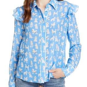 Alice and Olivia Poodle blouse